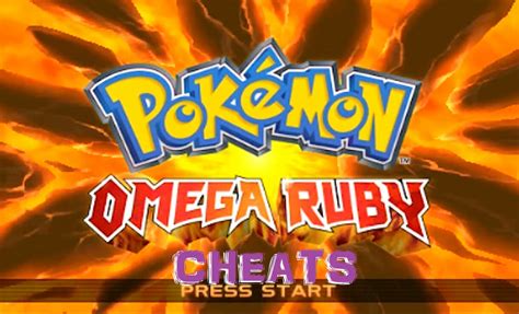 Pokemon omega ruby action replay codes - Acro Bike Code 08C6E888 00000002 Hover Board Code 08C6E888 00000003 Eon Ticket 08C6F2C8 000102D6 POKEMON CHEATS These Pokemon Omega Ruby cheats are anything related to Pokemon and modifiers as well. Pokemon Modifier This code will only work in Petalburg Woods following the necessary instructions 1. Input the code (below) …